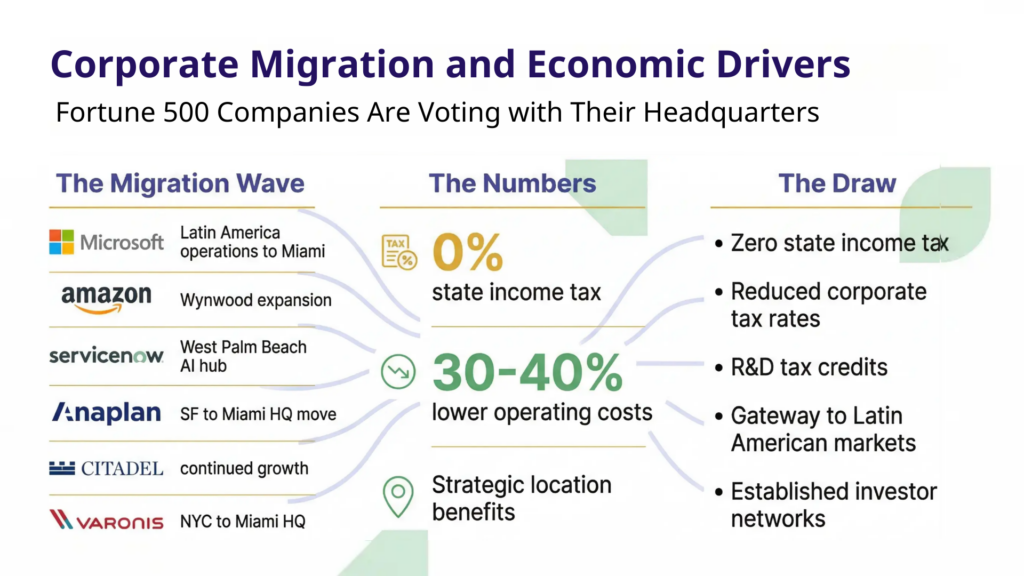 corporate migration trends to florida data and statistics 2026